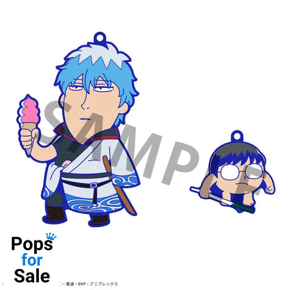 Gintama x Okawabukubu Rubber Mascot Buddycolle Rubber Charms Gintama Oshanti 7 cm Assortment (8)