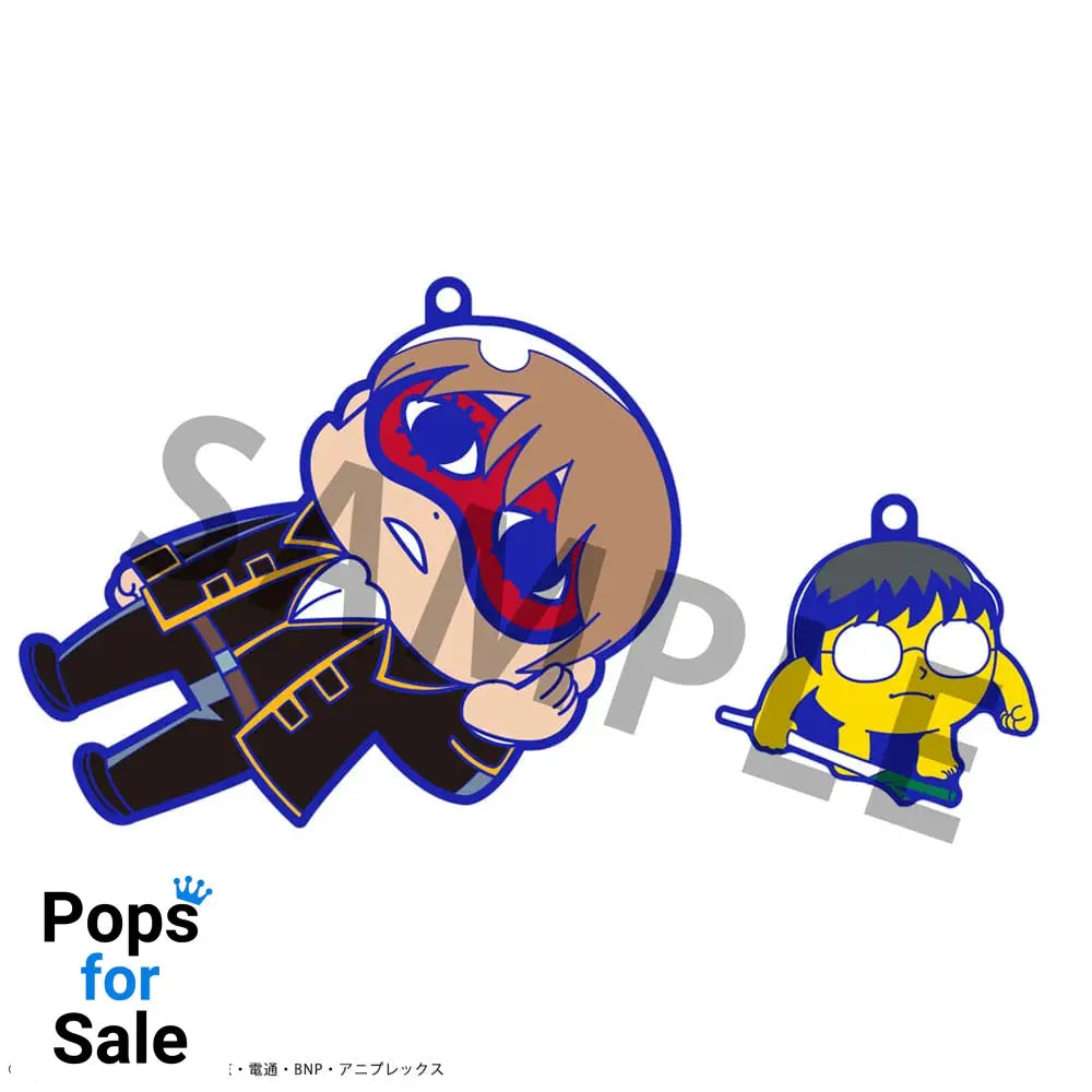 Gintama x Okawabukubu Rubber Mascot Buddycolle Rubber Charms Gintama Oshanti 7 cm Assortment (8)
