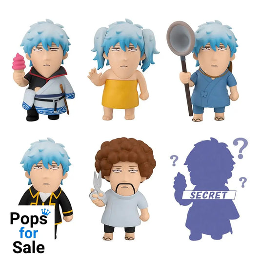 Gintama x Okawabukubu Trading Figure We love Ginsan 10 cm Blind Box Assortment (6) Mini-figures,Blind Boxes