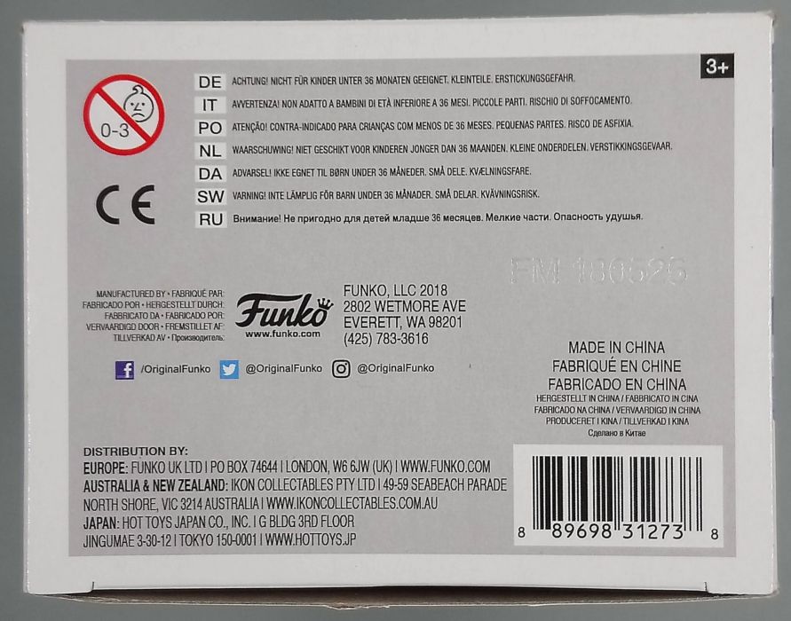 62 Nearly Headless Nick - Glow - Harry Potter - 2018 Con Funko POP