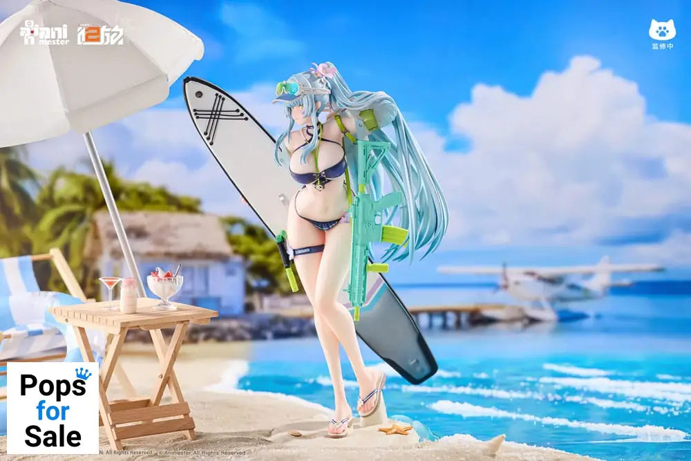 Girls' Frontline 2: Exilium Statue 1/7 HK416 Cerulean Breaker 24 cm