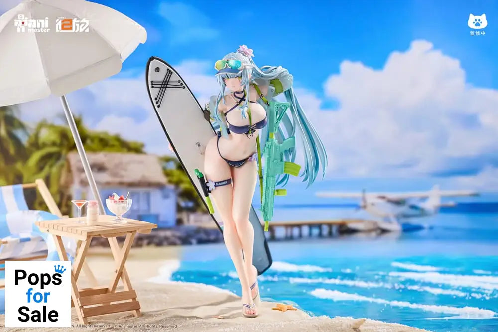 Girls' Frontline 2: Exilium Statue 1/7 HK416 Cerulean Breaker 24 cm