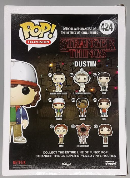 #424 Dustin - Stranger Things - Box Damaged Funko POP