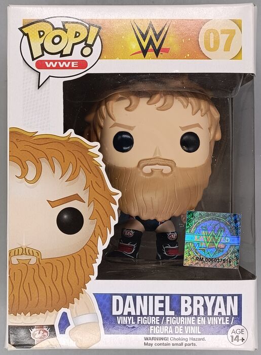 #07 Daniel Bryan (Red Boots) - WWE - Box Damaged Funko POP
