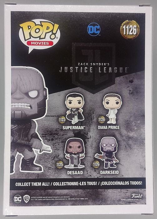 #1126 Darkseid - B&W Metallic Zack Snyders Justice League Funko POP