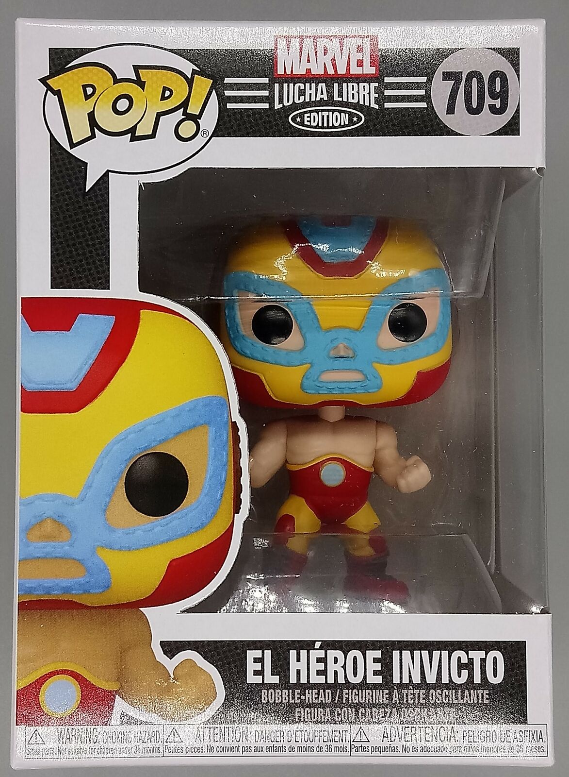 709 El Heroe Invicto (Iron Man) - Marvel Luchadores Funko POP