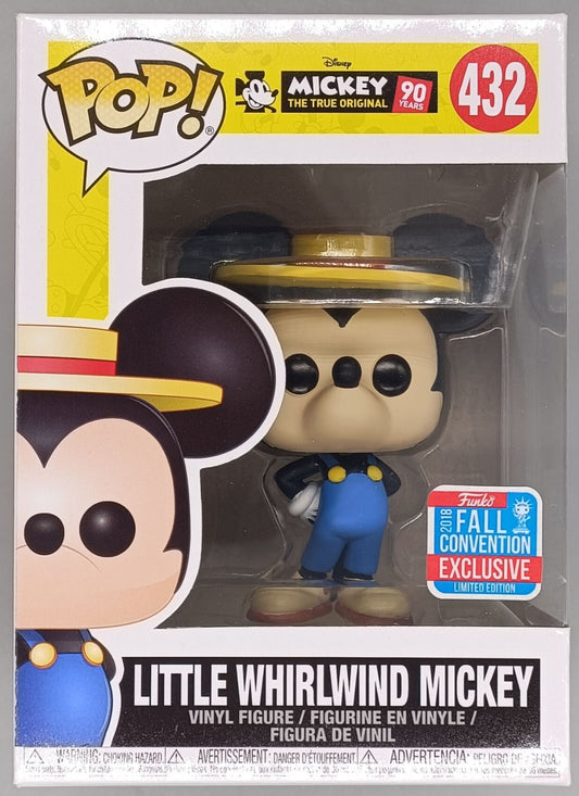 432 Little Whirlwind Mickey - Disney - 2018 Con - Funko POP - Box Damaged