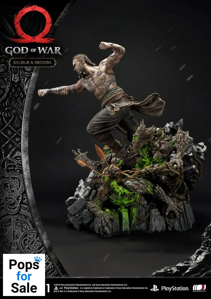 God of War (2018) Statue Baldur & Broods 62 cm
