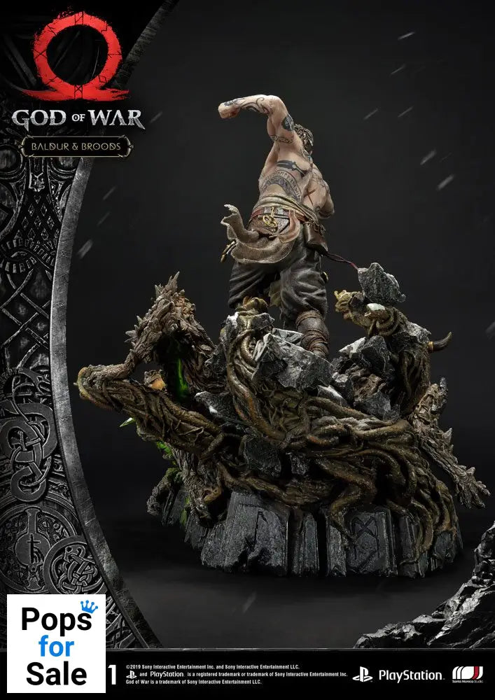 God of War (2018) Statue Baldur & Broods 62 cm