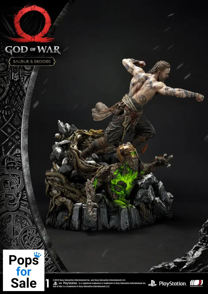 God of War (2018) Statue Baldur & Broods 62 cm