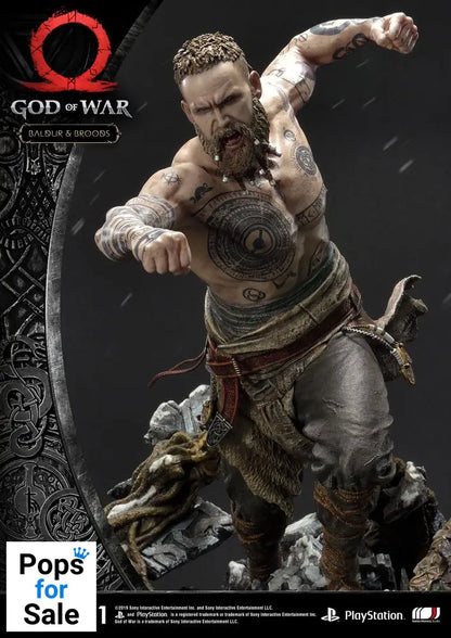 God of War (2018) Statue Baldur & Broods 62 cm