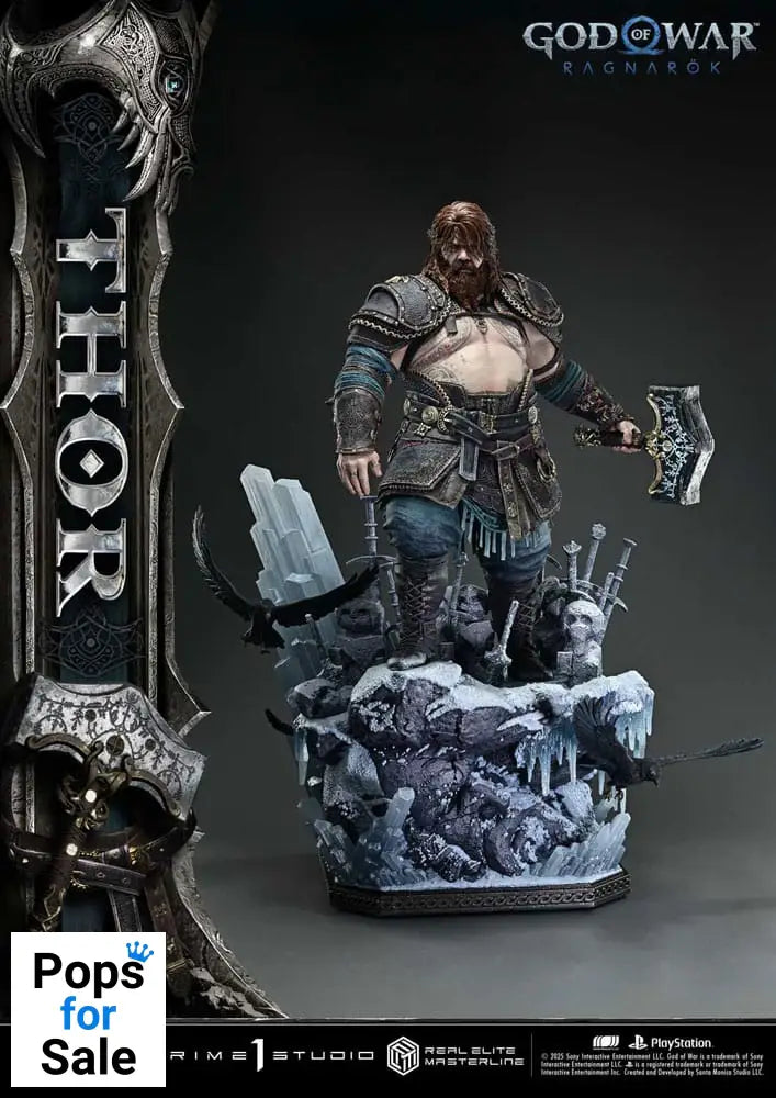 God of War: Ragnarök Real Elite Masterline Series Statue 1/3 Thor 105 cm Statues