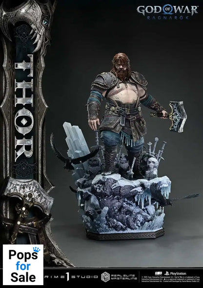 God of War: Ragnarök Real Elite Masterline Series Statue 1/3 Thor 105 cm Statues