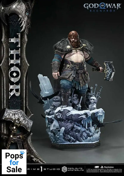 God of War: Ragnarök Real Elite Masterline Series Statue 1/3 Thor 105 cm