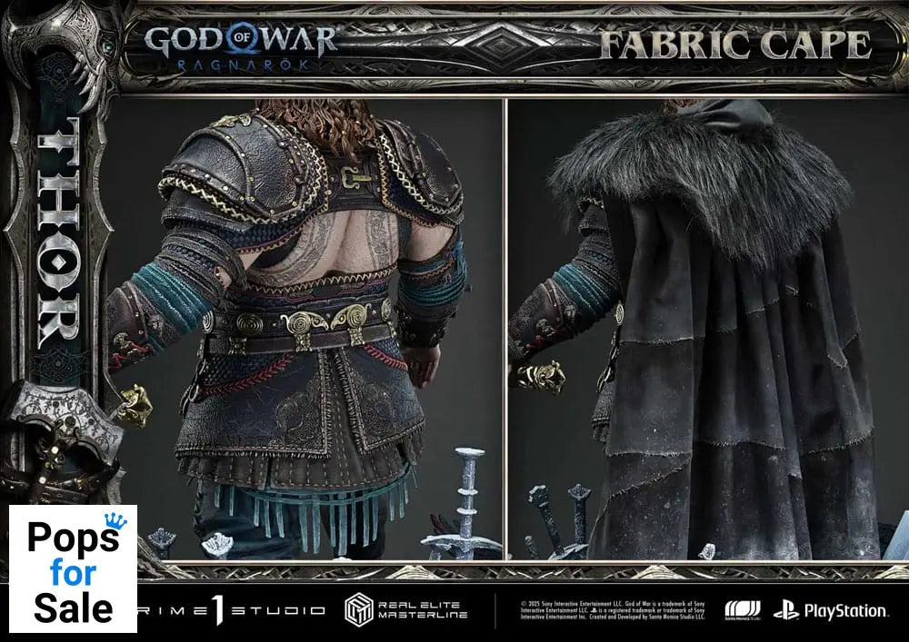 God of War: Ragnarök Real Elite Masterline Series Statue 1/3 Thor 105 cm