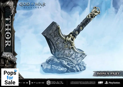 God of War: Ragnarök Real Elite Masterline Series Statue 1/3 Thor Deluxe Bonus Version 105 cm