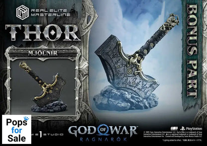 God of War: Ragnarök Real Elite Masterline Series Statue 1/3 Thor Deluxe Bonus Version 105 cm
