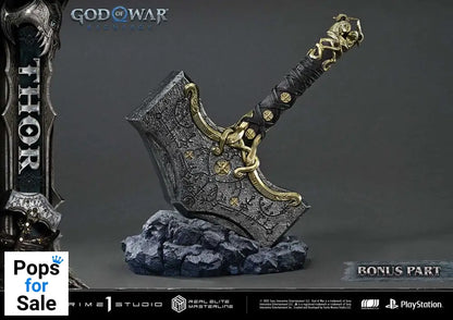 God of War: Ragnarök Real Elite Masterline Series Statue 1/3 Thor Deluxe Bonus Version 105 cm