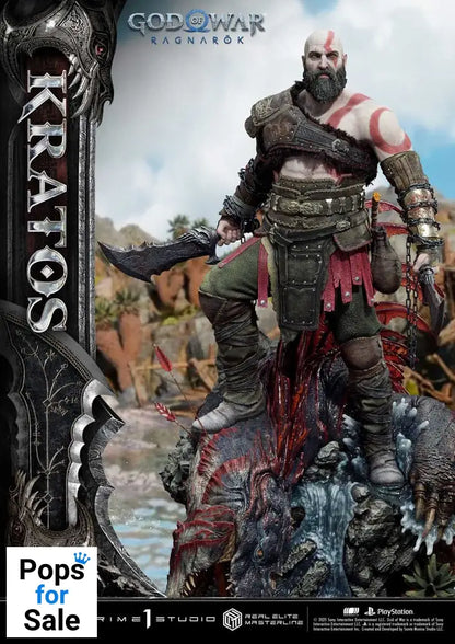 God of War: Ragnarok Real Elite Masterline Series Statue 1/3 Kratos Ultimate Version 95 cm