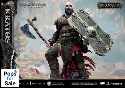 God of War: Ragnarok Real Elite Masterline Series Statue 1/3 Kratos Ultimate Version 95 cm Statues