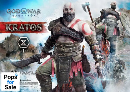 God of War: Ragnarok Real Elite Masterline Series Statue 1/3 Kratos Ultimate Version 95 cm