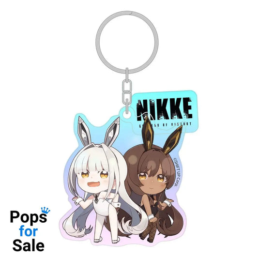 Goddess of Victory: Nikke Acrylic Keychain Blanc & Noir Holographic 7 cm