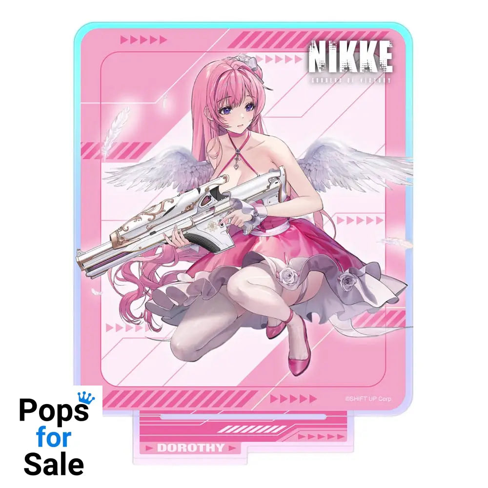Goddess of Victory: Nikke Crouching Series Acrylic Stand Dorothy Holographic 14 cm