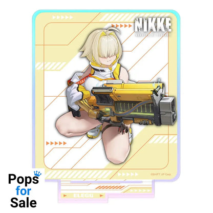Goddess of Victory: Nikke Crouching Series Acrylic Stand Elegg Holographic 14 cm Mini-figures