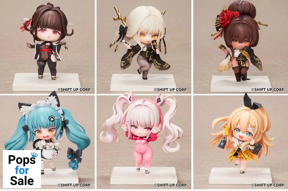Goddess of Victory: Nikke SAC Series Mini Figures 6-Pack Chibi 10 cm Mini-figures