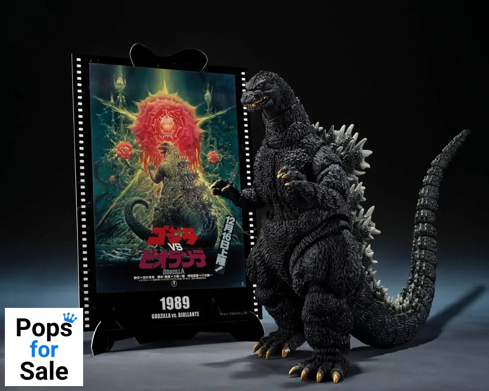 Godzilla (1989) S.H. Monster Arts Action Figure Godzilla vs. Biollante Movie Graphic Plus 16 cm