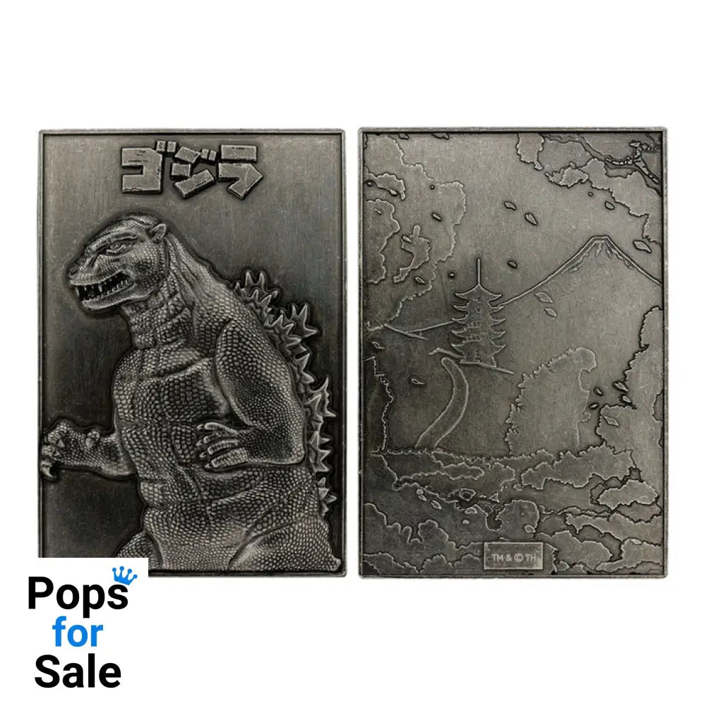 Godzilla 70th Anniversary Limited Edition Twin Ingot Set Medallion Set
