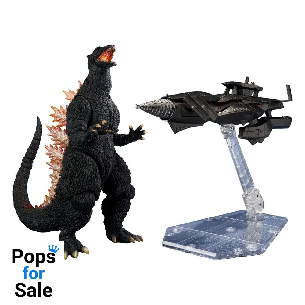 Godzilla: Final Wars S.H.MonsterArts Action Figure Godzilla Heat Ray Ver. vs. New Gotengo 16 cm