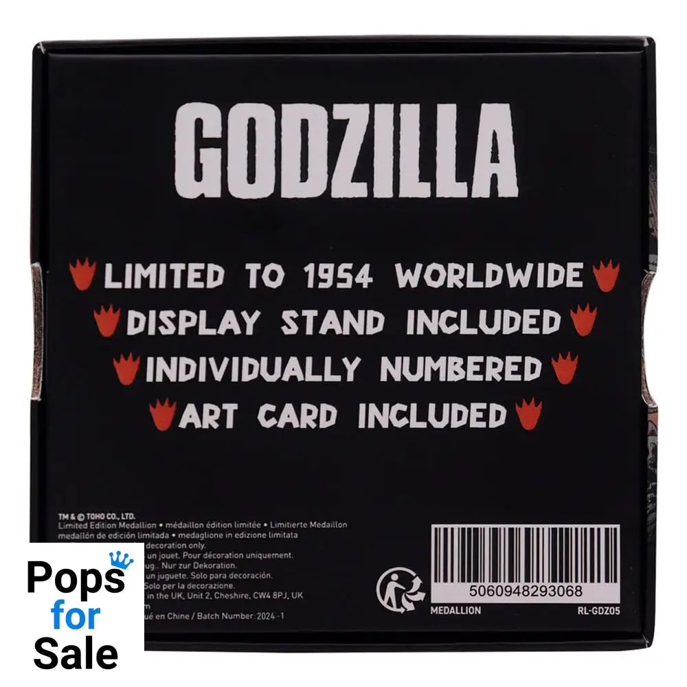 Godzilla Medallion 70th Anniversary Limited Edition