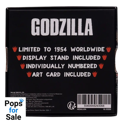 Godzilla Medallion 70th Anniversary Limited Edition