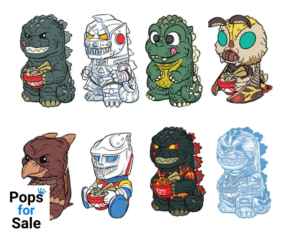 Godzilla + Rokimoto Blind Box Figures 10 cm Display (12) Mini-figures