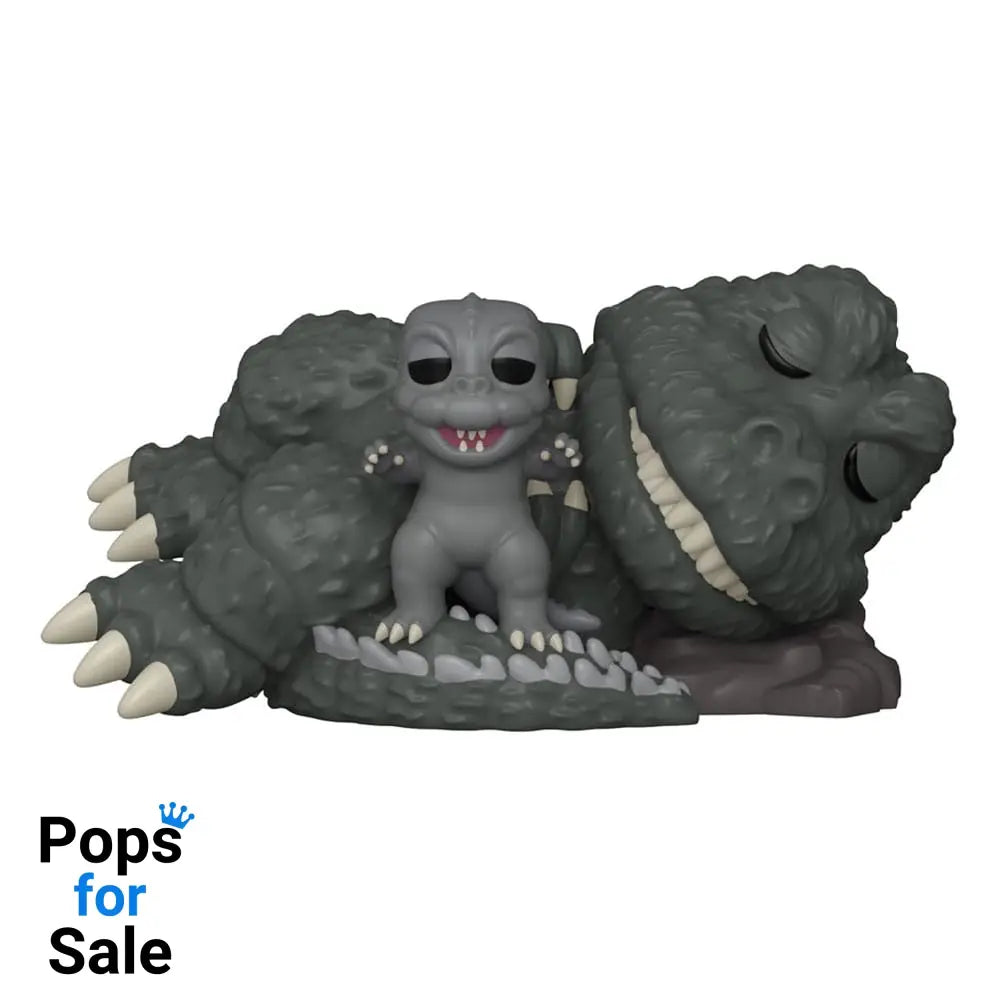 Godzilla Super Sized POP! Movies Vinyl Figure Sleeping Godzilla with Minilla 15 cm