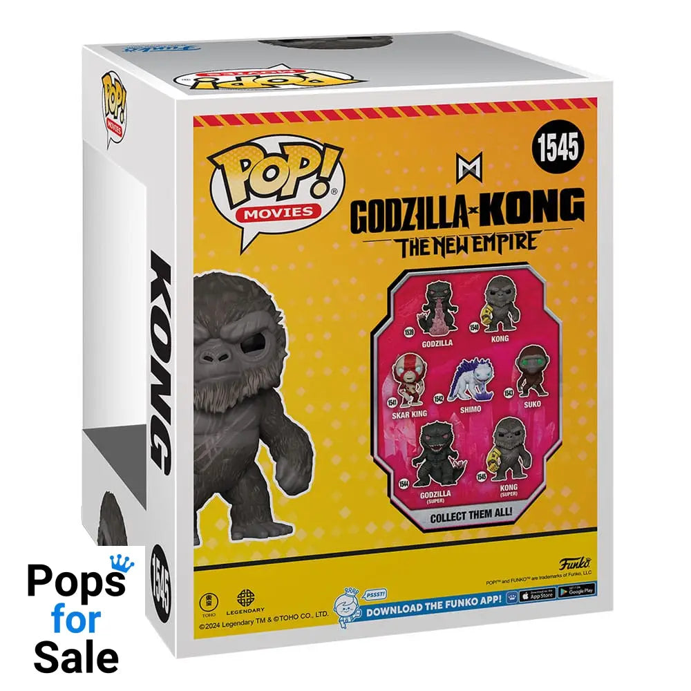 Godzilla vs Kong 2 Oversized POP! Vinyl Figure Kong 15 cm