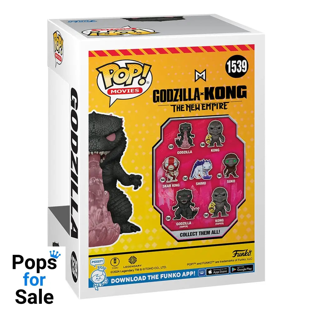 Godzilla vs. Kong 2 POP! Movies Vinyl Figure Godzilla w/Heat-Ray 9 cm