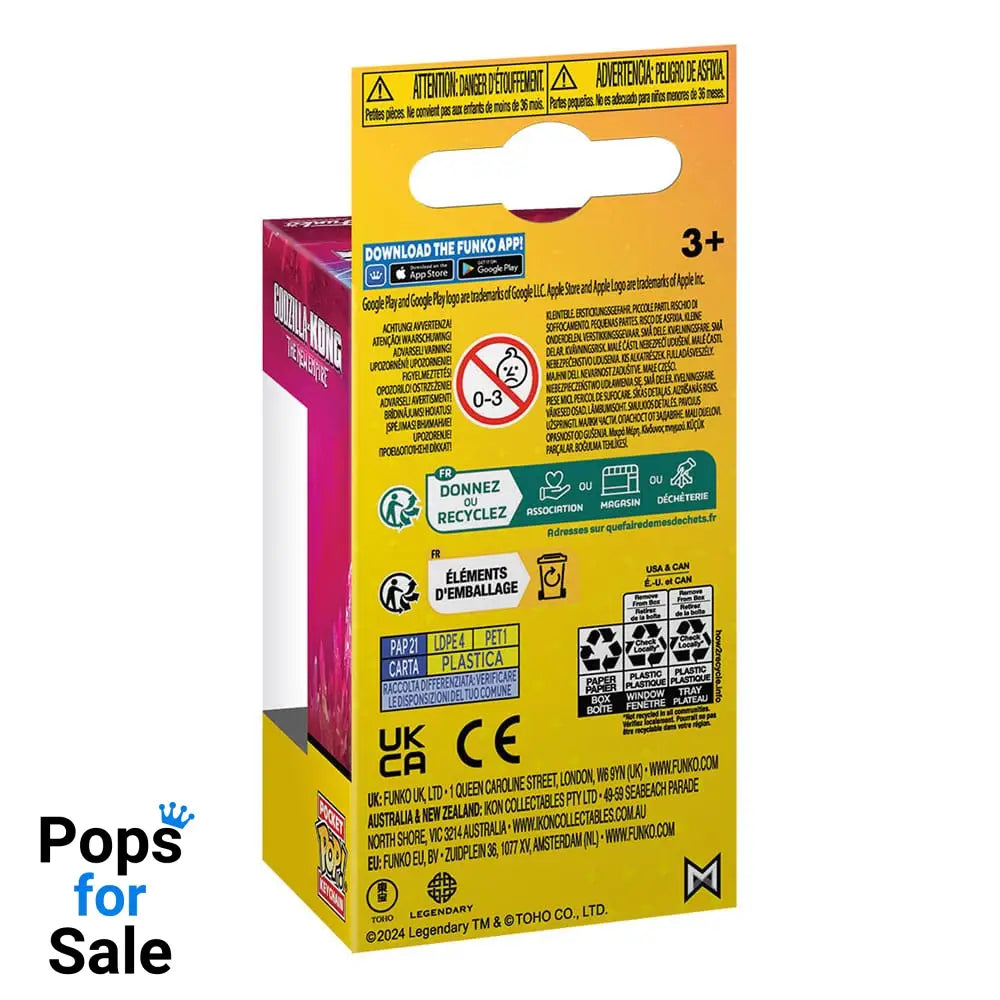 Godzilla vs. Kong 2 POP! Vinyl Keychains 4 cm Godzilla Display (12)