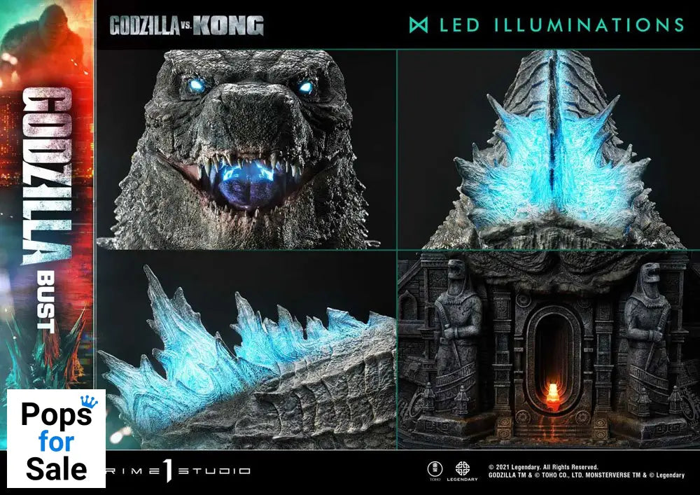 Godzilla vs Kong Bust Godzilla Bonus Version 75 cm