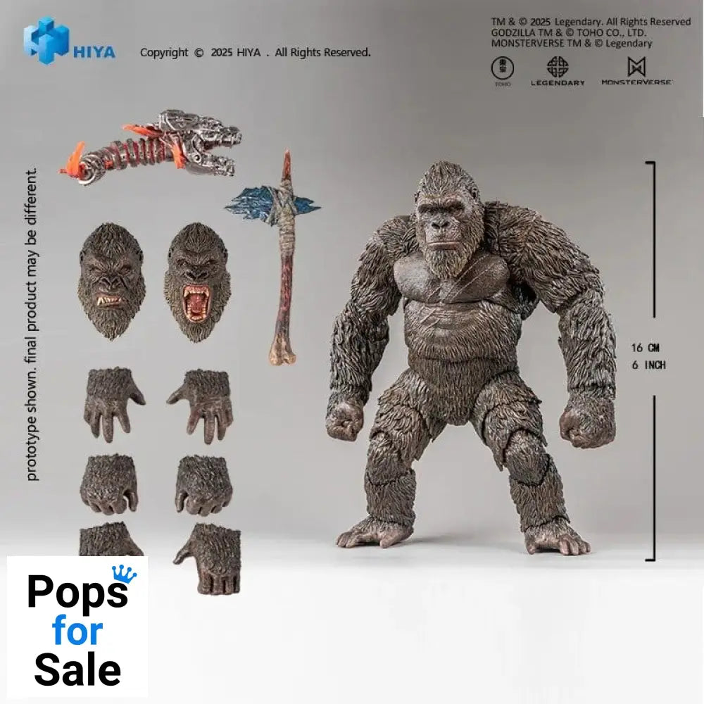 Godzilla vs. Kong Exquisite Basic Series Action Figure Kong 2.0 16 cm