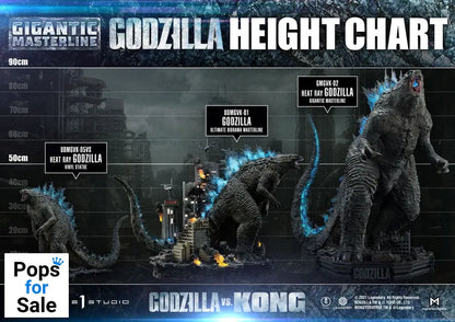 Godzilla vs. Kong Giant Masterline Statue Heat Ray Godzilla 87 cm