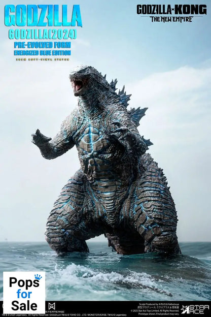 Godzilla vs. Kong: The New Empire Soft Vinyl Statue Godzilla (2024) Evolved Blue Edition 28 cm