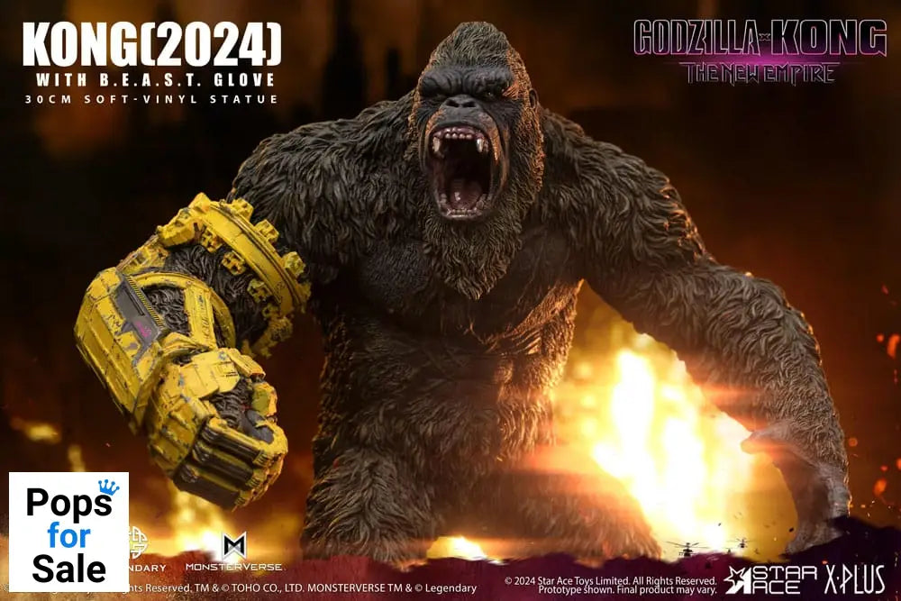 Godzilla vs. Kong: The New Empire Soft Vinyl Statue Kong with B.E.A.S.T. Glove 30 cm