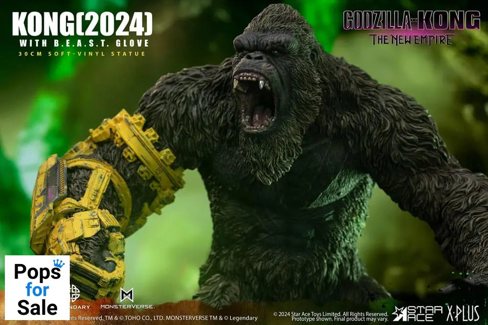 Godzilla vs. Kong: The New Empire Soft Vinyl Statue Kong with B.E.A.S.T. Glove 30 cm