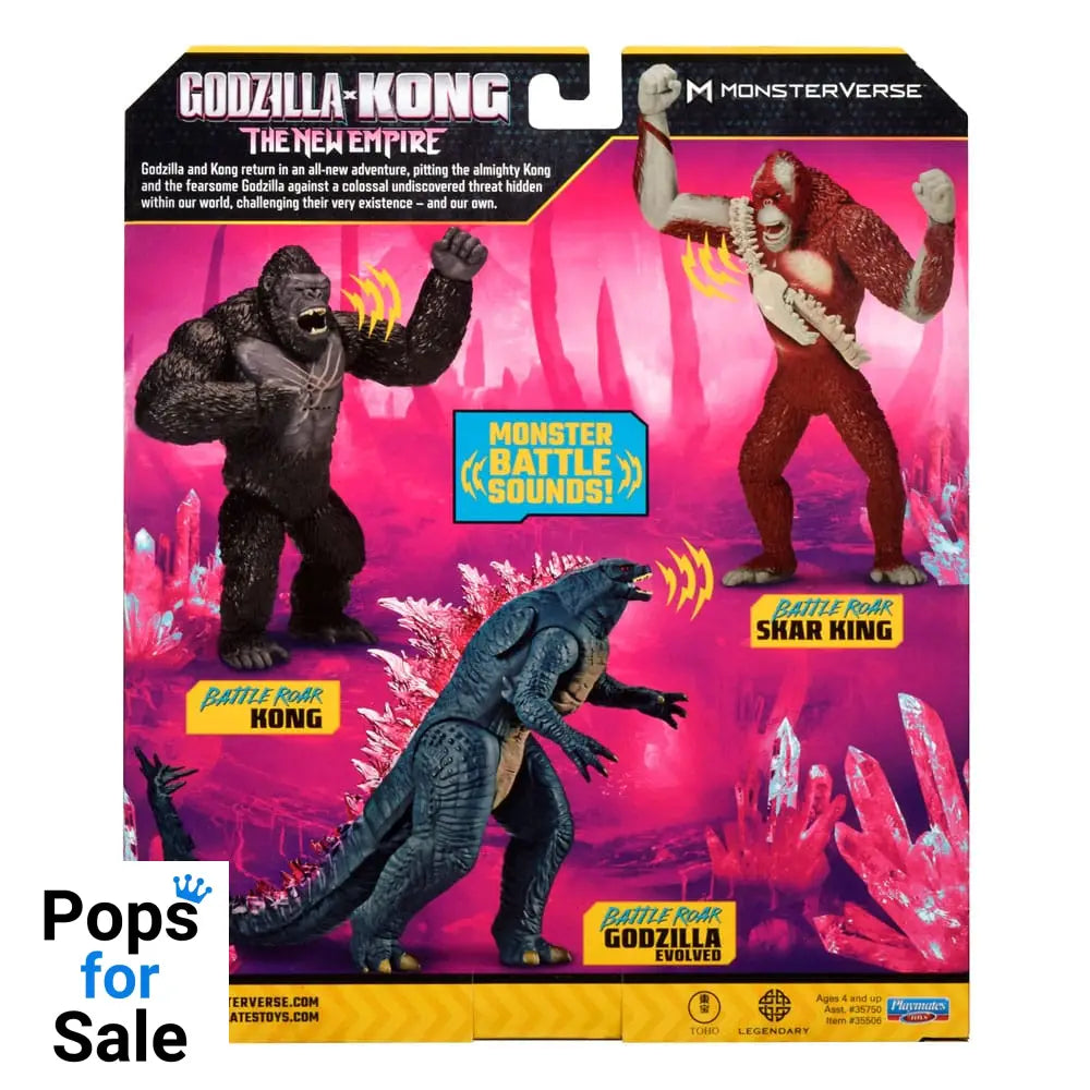 Godzilla x Kong The new Empire Action Figures Deluxe elek Figures 18 cm Assortment (4)