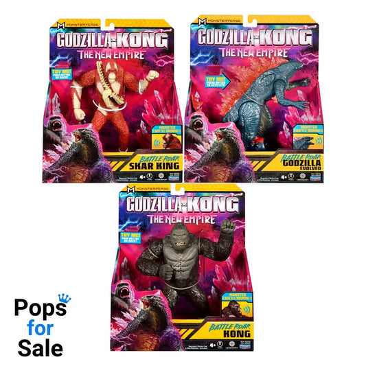 Godzilla x Kong The new Empire Action Figures Deluxe elek Figures 18 cm Assortment (4)