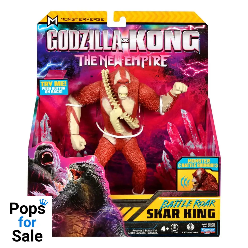 Godzilla x Kong: The New Empire Battle Roar Action Figure Skar King 18 cm