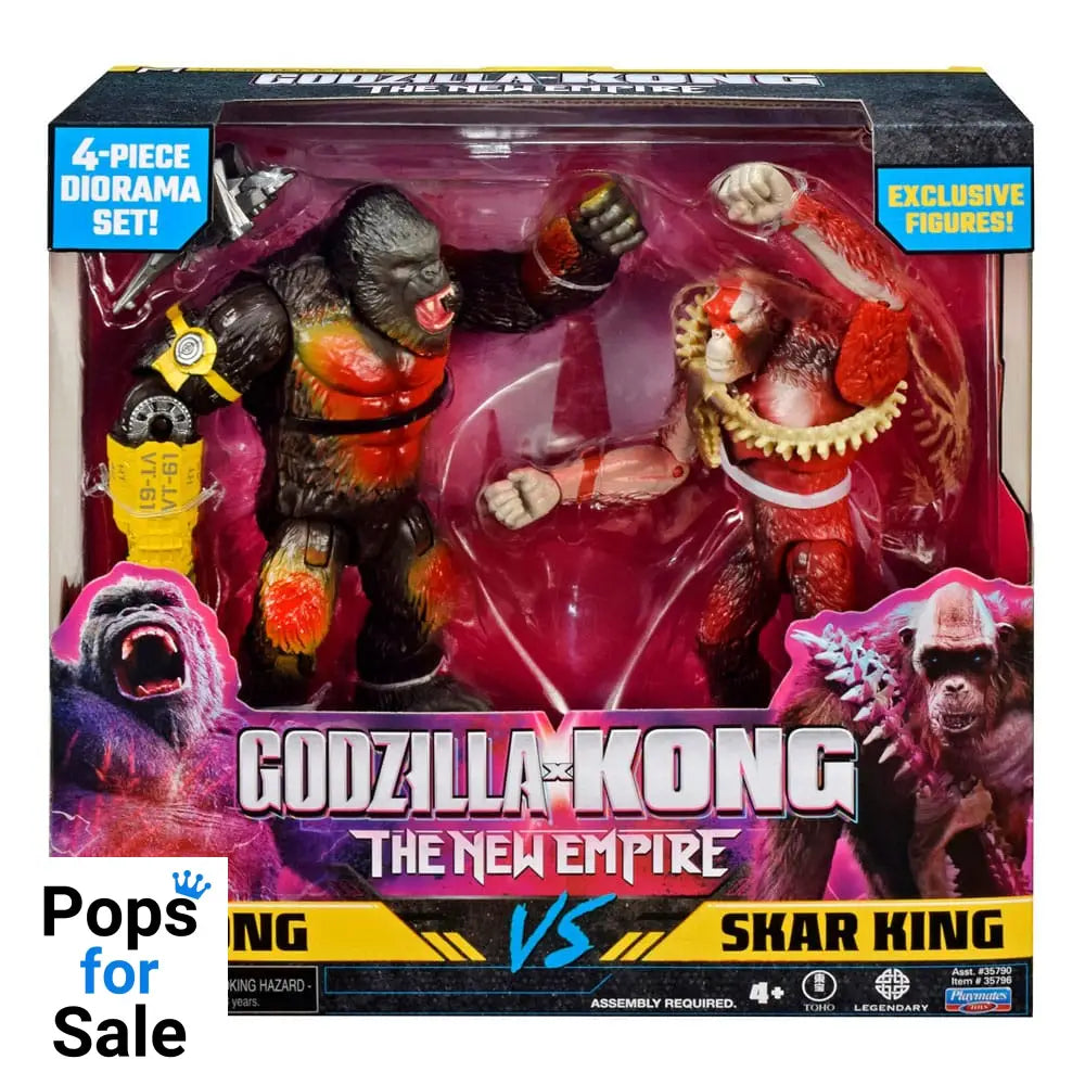 Godzilla x Kong: The New Empire Diorama 2-Pack Kong vs Skar 15 cm