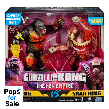 Godzilla x Kong: The New Empire Diorama 2-Pack Kong vs Skar 15 cm